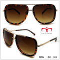 Plastic Unisex Square Sunglasses with Metal Decoration (WSP508323)